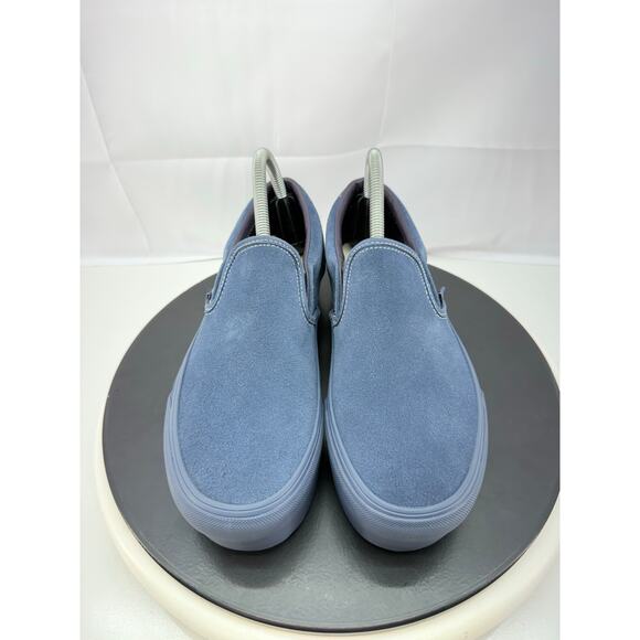 Vans Blue Slip-On Athletic Shoes - Picture 3 of 9